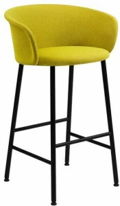 Hem Стул с обивкой из стали с порошковым покрытием, со спинкой Kendo