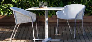 106794 Уличный стол со столешницей Compact 80 x 80 см Point Colors