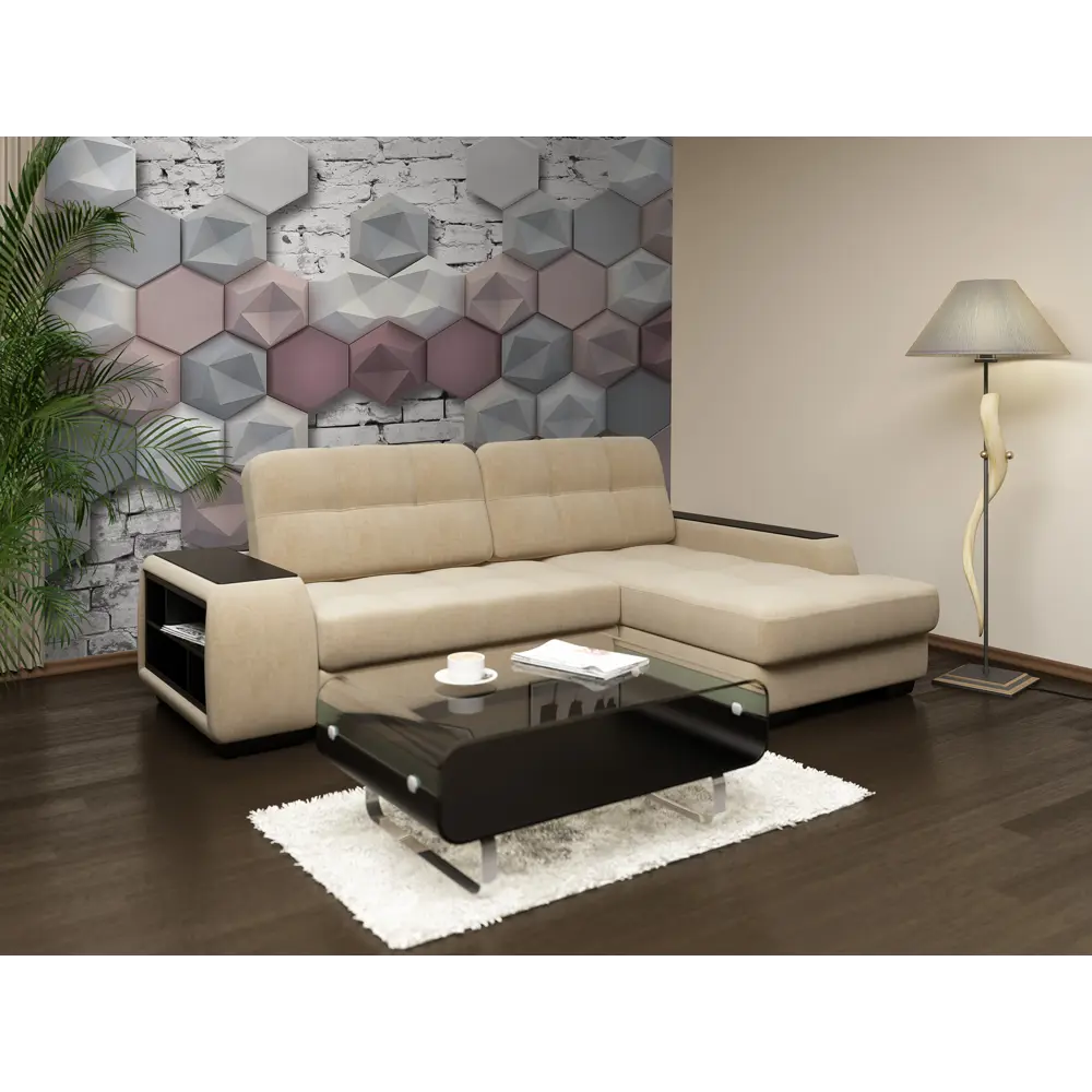 Фотообои 3D Flizart «Стереометрия», флизелиновые, 300x280 см 82363612 STLM-2118888 FBRUSH - Вид №3