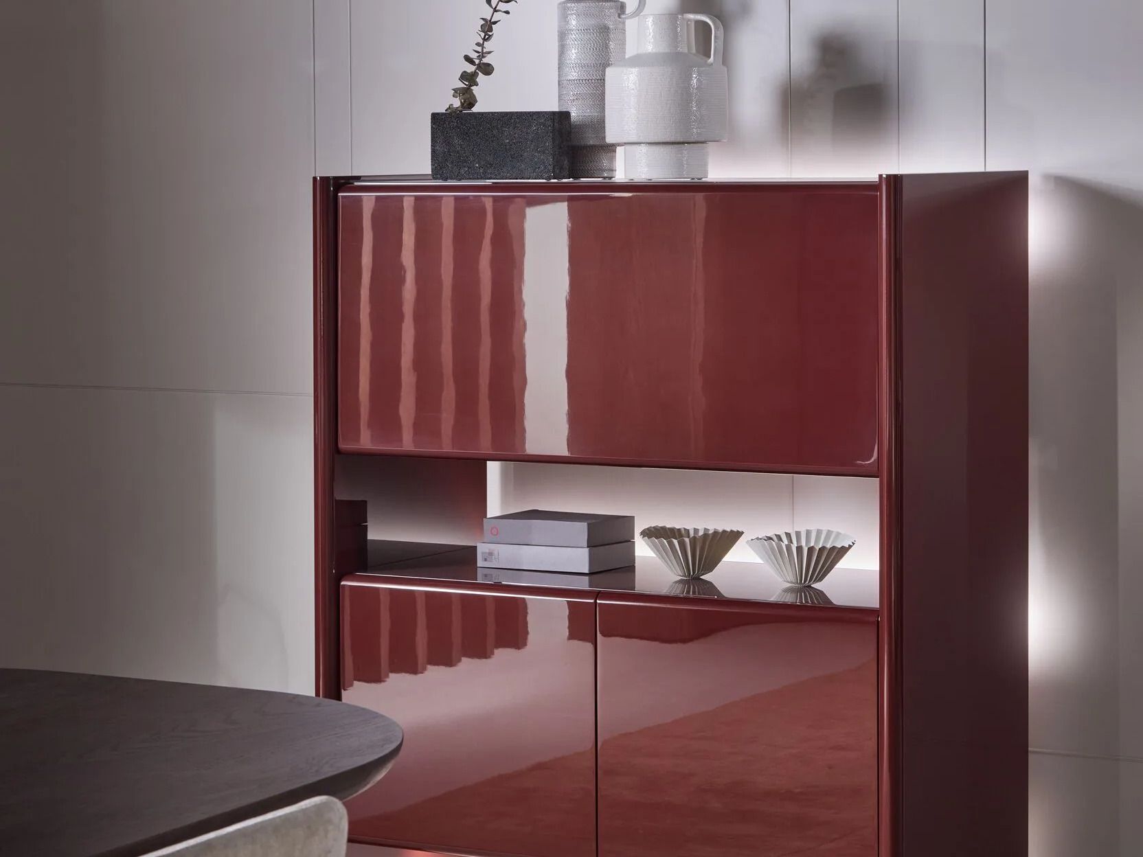 Шкаф из МДФ со встроенным освещением Olivieri Cosmo ARCH-00067199 - Вид №4