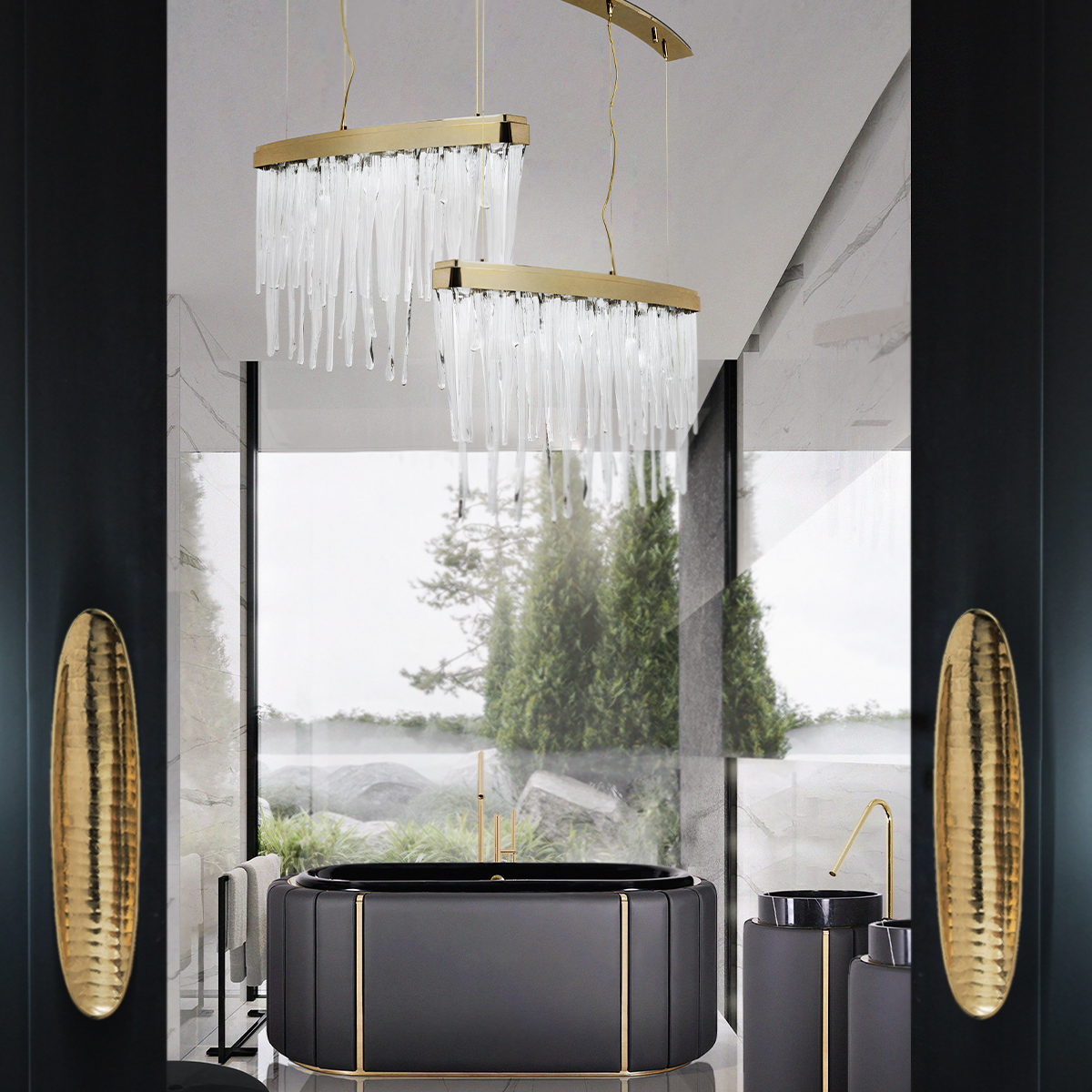 Подвесные лампы Babel II Suspension Covethouse LUXXU  - Вид №1