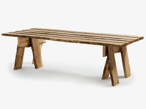 Прямоугольный стол из брикколы