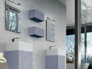 LASA IDEA Тумба под умывальник одинарная настенная, лакированная Syn