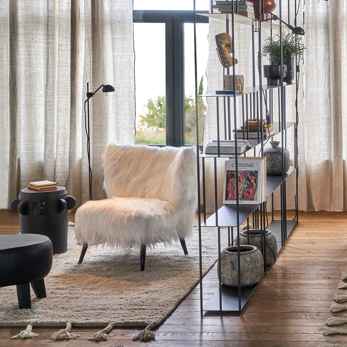 Книжный шкаф из металла AMPM PARALLEL ARCH-00149080 - Вид №9