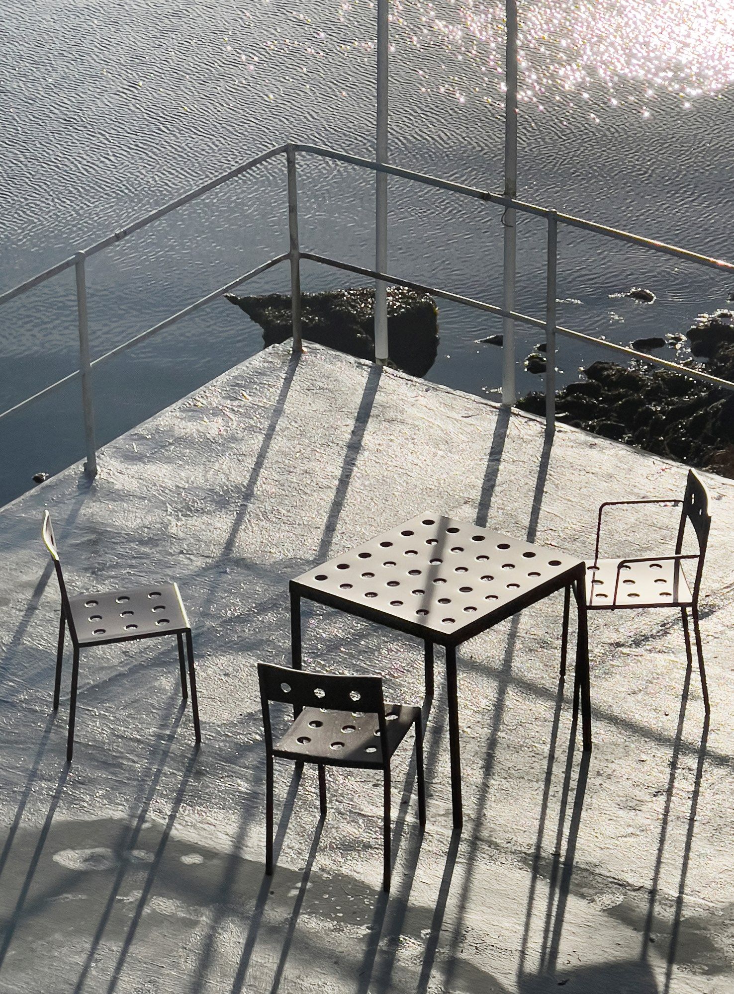 Стальной стул с порошковым покрытием с подлокотниками Hay балкон ARCH-00134702 - Вид №33