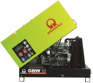 Дизельный генератор Pramac GBW10P (230 V) в кожухе с АВР
