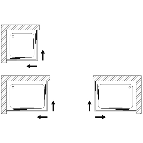 B6737ULUTR America Сollection душевая зона  Samo 41246 - Вид №1