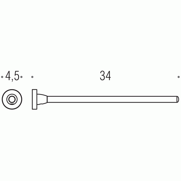 B2713 Полотенцедержатель 34 см COLOMBO Basic Colombo Design - Вид №2