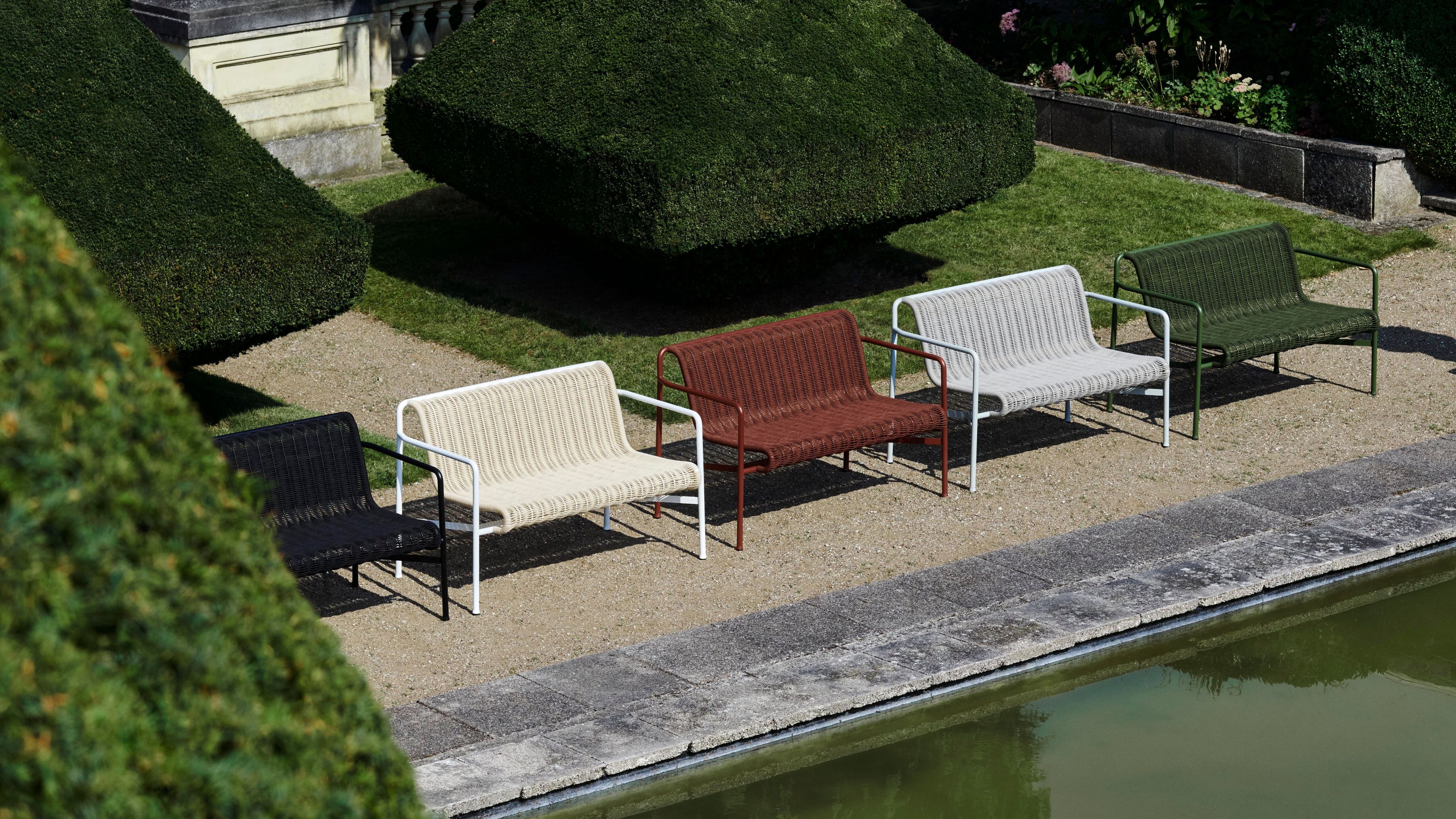 Садовая скамейка со спинкой Hay Палисад ARCH-00056250 - Вид №5