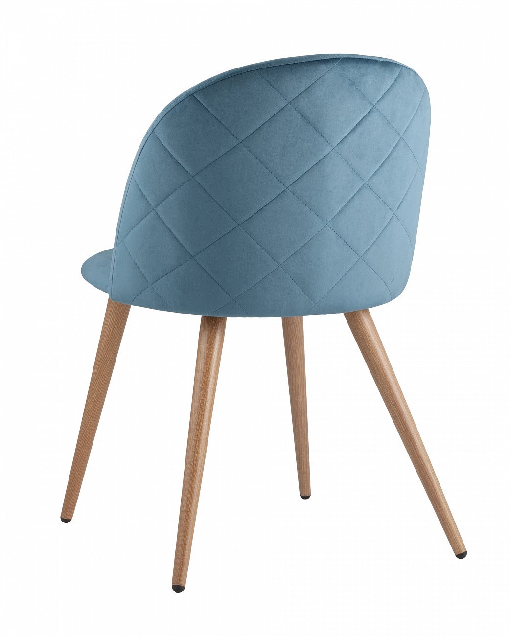 Стул с мягкой обивкой голубой с ромбами "Лион" STOOL GROUP ДИЗАЙНЕРСКИЕ 00-3881978 Голубой  - Вид №3