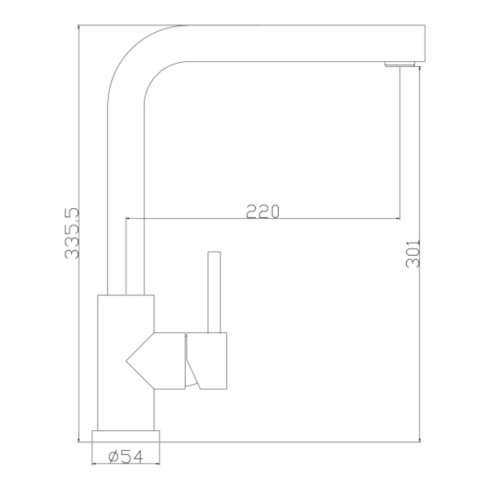 Кухонные смесители Eco Venice SSN-0983A-SS SEAMAN - Вид №3