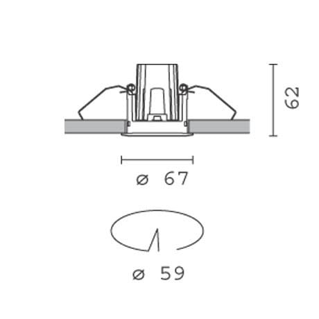 Утопленный светодиодный прожектор iGuzzini лазер ARCH-00112249 - Вид №7