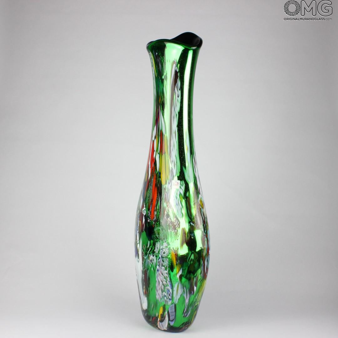 1991 ORIGINALMURANOGLASS Зеркальная ваза Мечта - муранское стекло 11 см  - Вид №1
