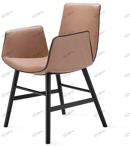 Freifrau Кожаное кресло с подлокотниками Amelie sun-id-1426251