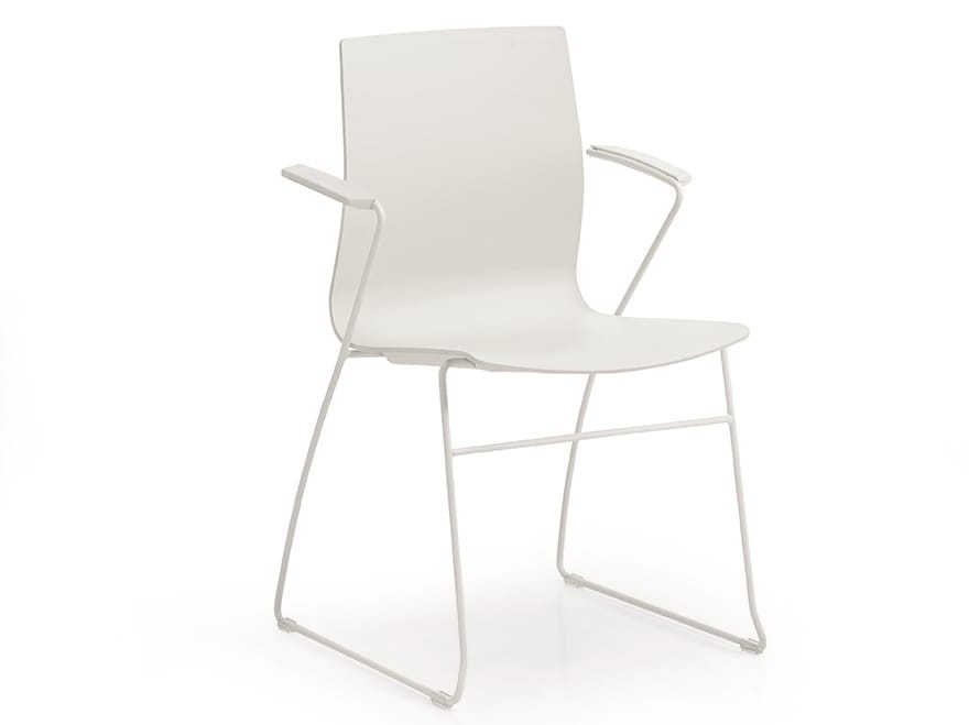 Штабелируемый стул для конференций из полипропилена Sesta Q3 ARCH-00147404 - Вид №1