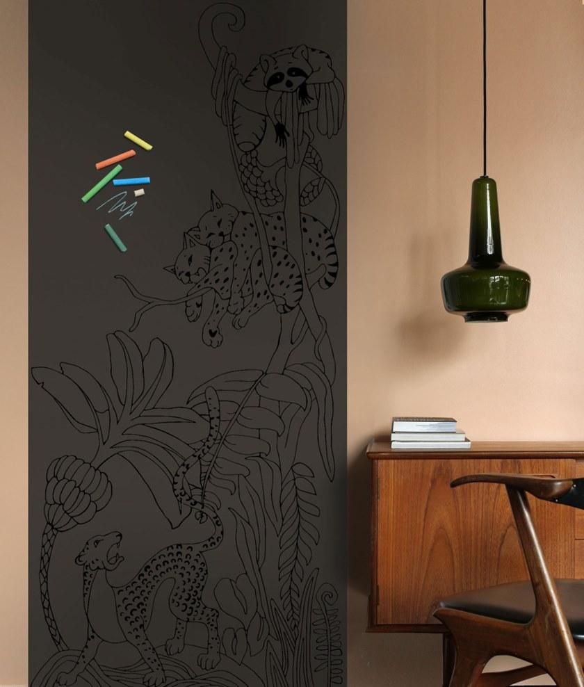 Groovy Magnets Магнитные виниловые обои Chalkboard Kmb-ju-ra-bl - Вид №2