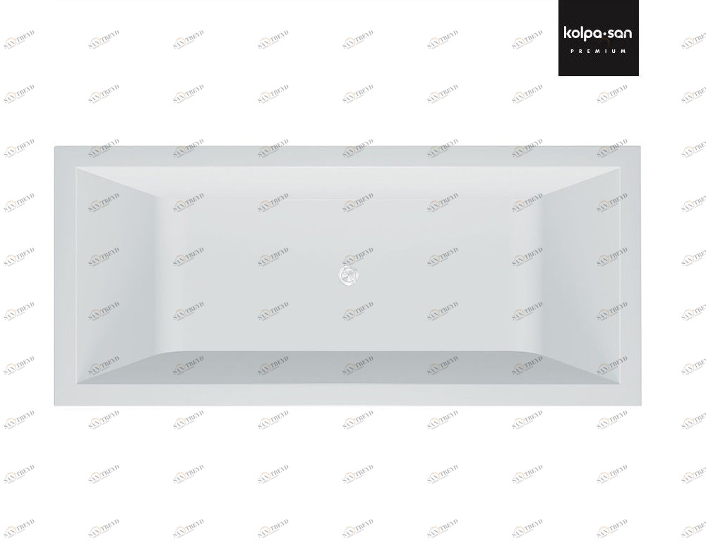 Ванна из искусственного камня Kerrock Copelia 01234 хромотерапия Словения Kolpa-San 