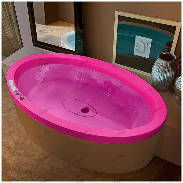 Ванна GRUPPO TREESSE Eos 190 VTL-V8491-R розовая овальная VTLV8491R