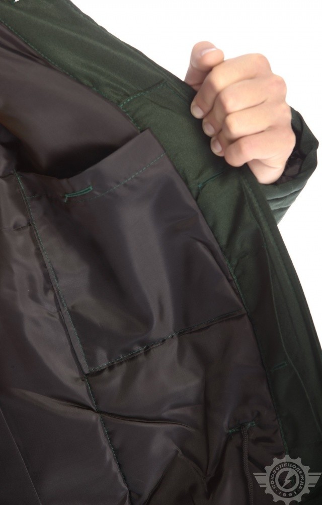 62267 Костюм "Дон" зеленый  Зимняя спецодежда  размер 64-66/182-188  - Вид №12