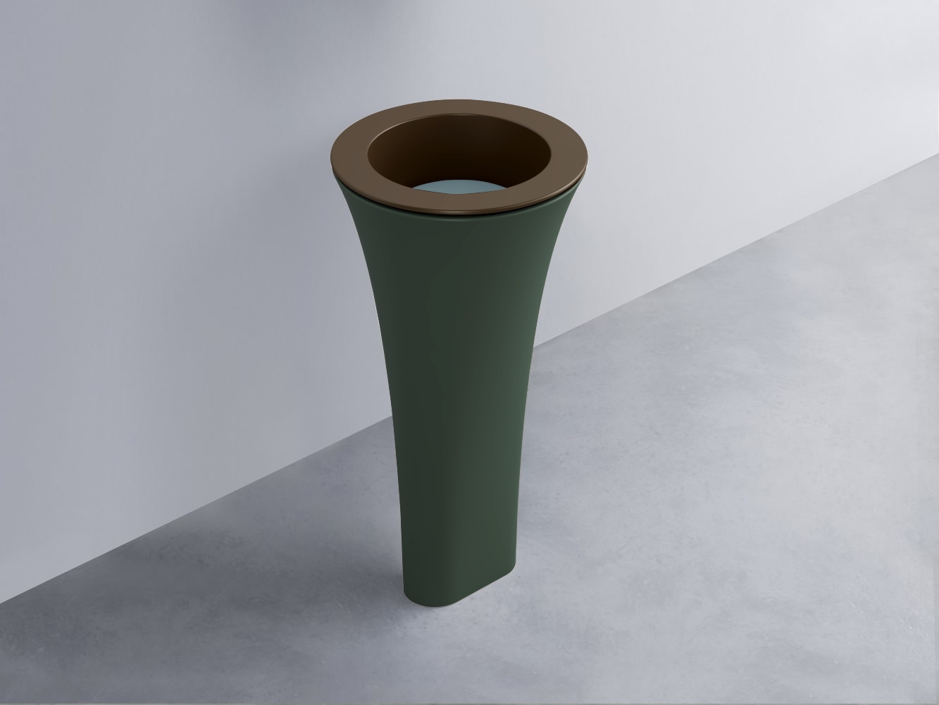 AMLA45-CA+AMPILT-PL+AMCOLT-MU Раковина Amedeo Tondo отдельностоящая cielo Enjoy + Amedeo Ceramica Cielo