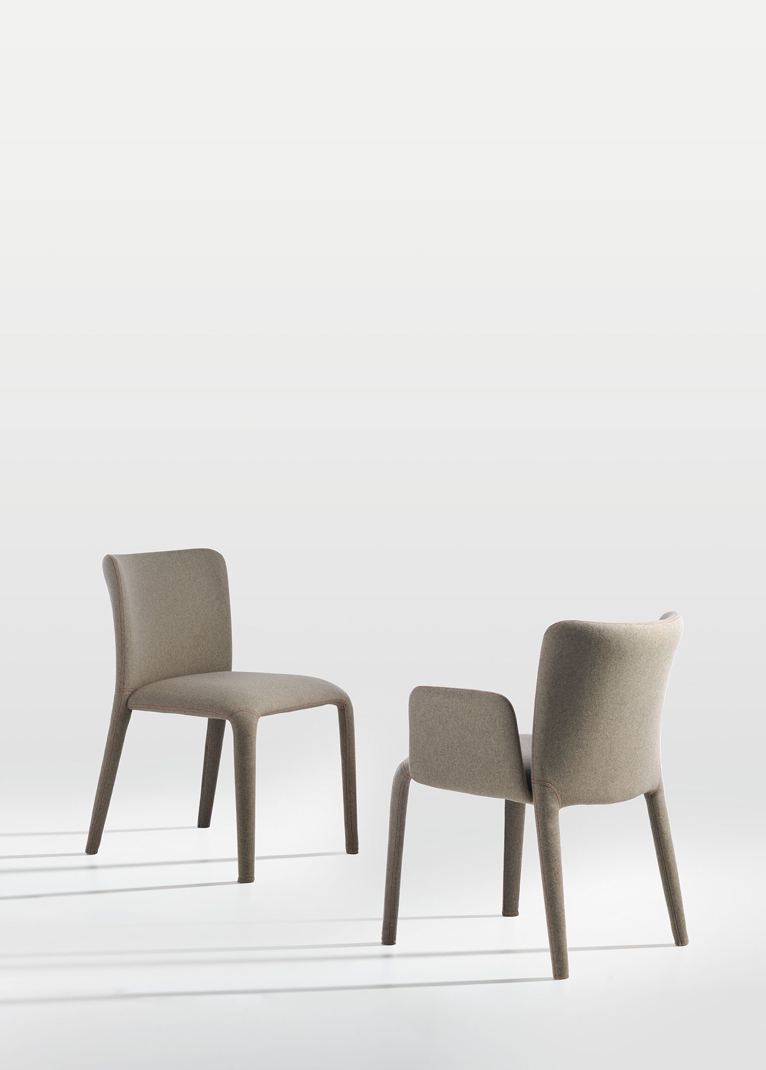 Мягкий стул из ткани Potocco ARCH-00127511 - Вид №1