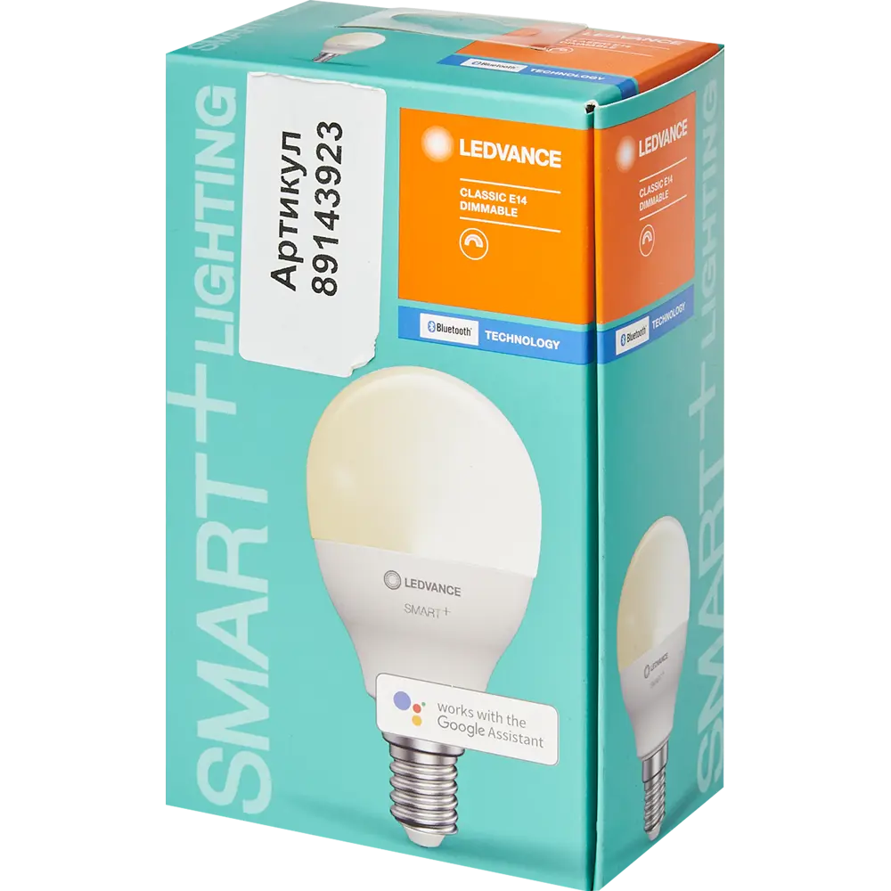 Лампа умная светодиодная Osram Smart Plus E14 220-240 В 5 Вт шар малый матовая 470 лм теплый белый свет 89143923 STLM-2002272 LEDVANCE  - Вид №3