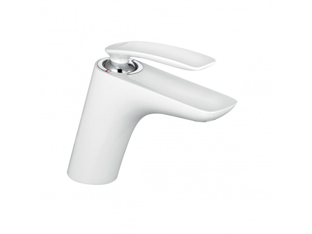 520269175 однорычажный смеситель на умывальник DN 10 KLUDI BALANCE белый/хром 