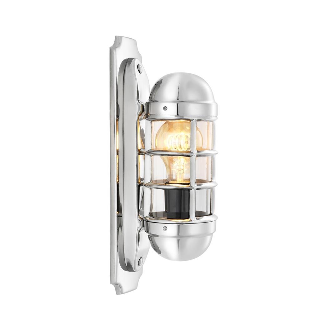 Бра 105901 от Eichholtz EICHHOLTZ ПОД СТАРИНУ, ФОНАРЬ 245403 Прозрачный;серебро  - Вид №1