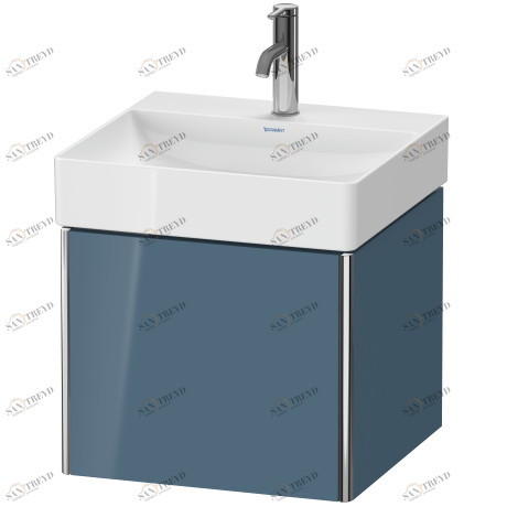 XS405904747 XSquare Тумбочка подвесная Каменно-синий глянцевый лак Duravit