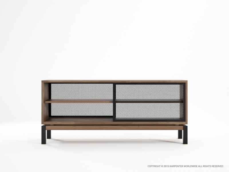 340_682 Комод 2 раздвижные двери 4 отсека Karpenter Color BeBop