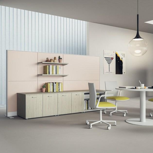 PROF Отдельностоящая модульная офисная перегородка из дерева Openwall sun-id-1512114 - Вид №32