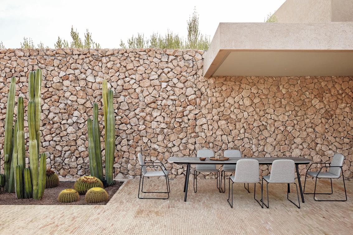 Обеденный стул лава лотос воробей Manutti Loop MNST77 - Вид №12