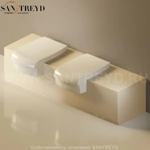 Flaminia UNA Консоль для унитаза и биде от 200 до 240 см бежевая UNA240WB.1015