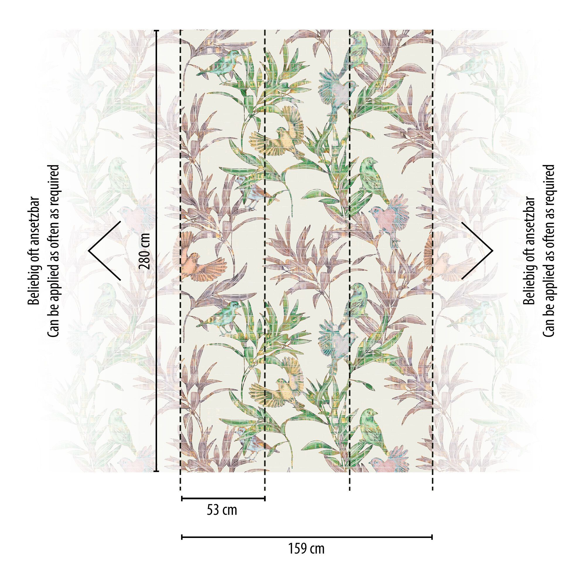 Нетканые обои с животными Architects Paper The Wall III ARCH-00133548 - Вид №2