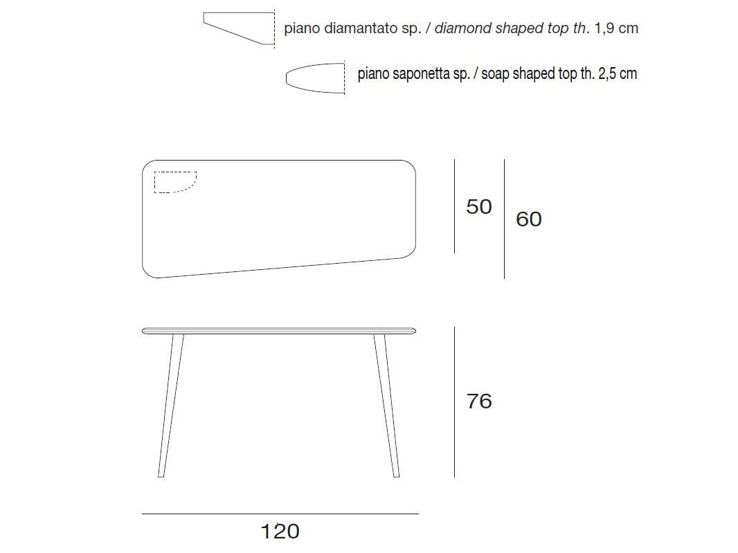 Письменный стол из массива дерева Pacini & Cappellini ATLAS ARCH-00053599 - Вид №3