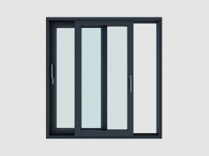 Алюминиевое раздвижное окно