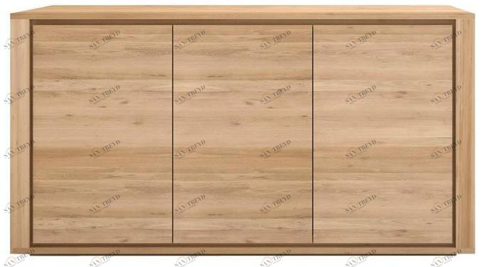 Ethnicraft Комод деревянный с распашными дверцами Oak shadow 51371