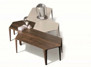 ZANETTE Модульный шестиугольный журнальный столик из дуба