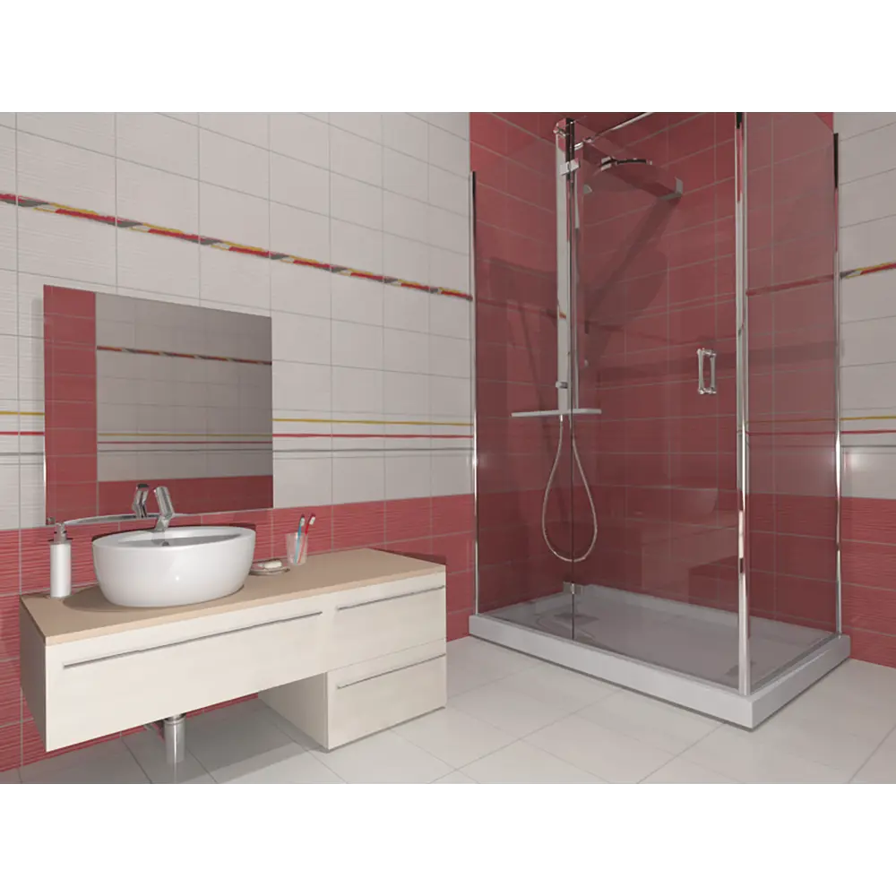 Плитка настенная Courage 40x20 см 1.2 м² цвет белый CULTO STLM-2156079 - Вид №6