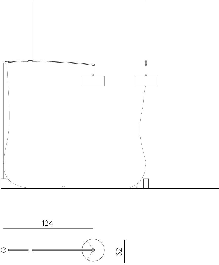 DE PADOVA Регулируемый регулируемый подвесной светильник sun-id-1457609 - Вид №4
