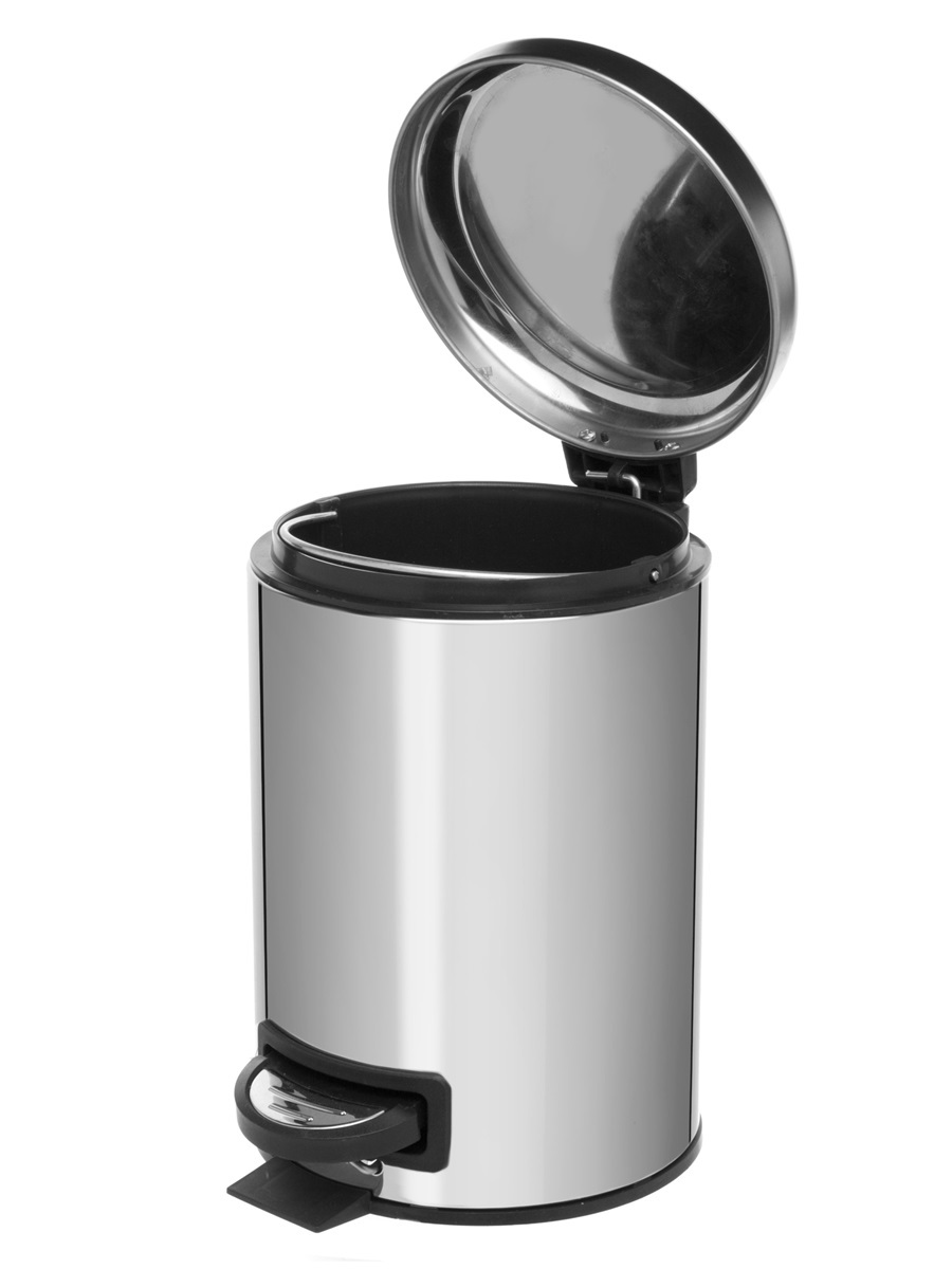 Вёдра с педалью и крышкой Pavo 3L Chrome NAVAKO 11526 - Вид №1