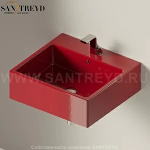 50523011 Подвесная раковина настенная прямоугольная Ceramica Flaminia Acquagrande