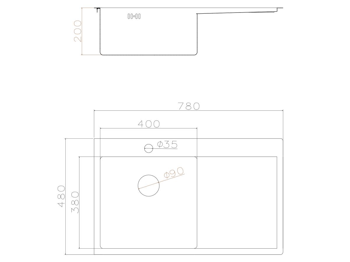 Мойка для кухни Fuse 780XR NAVAKO 13023 - Вид №2