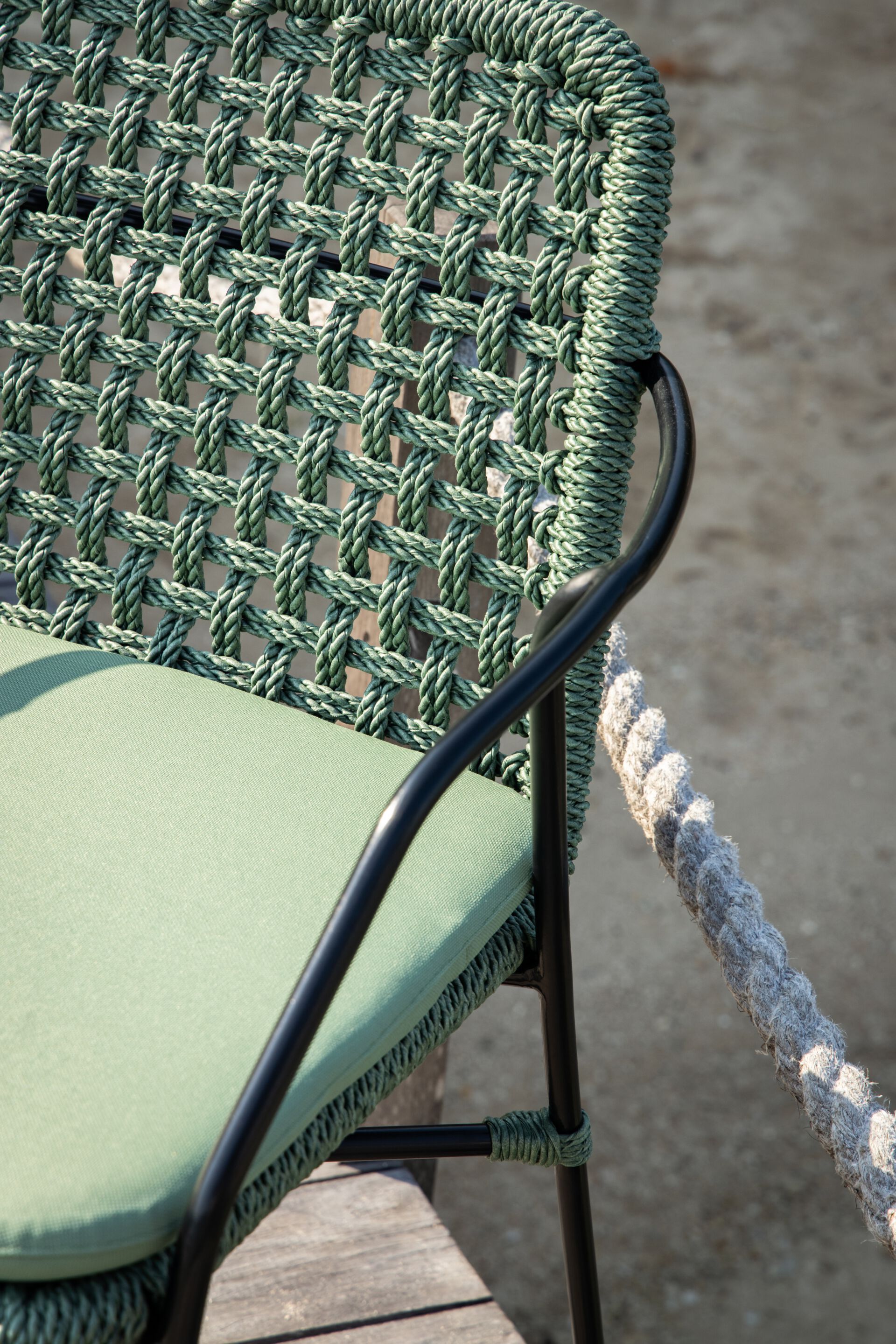 Веревочный садовый стул с подлокотниками cbdesign Grace ARCH-00079082 - Вид №9
