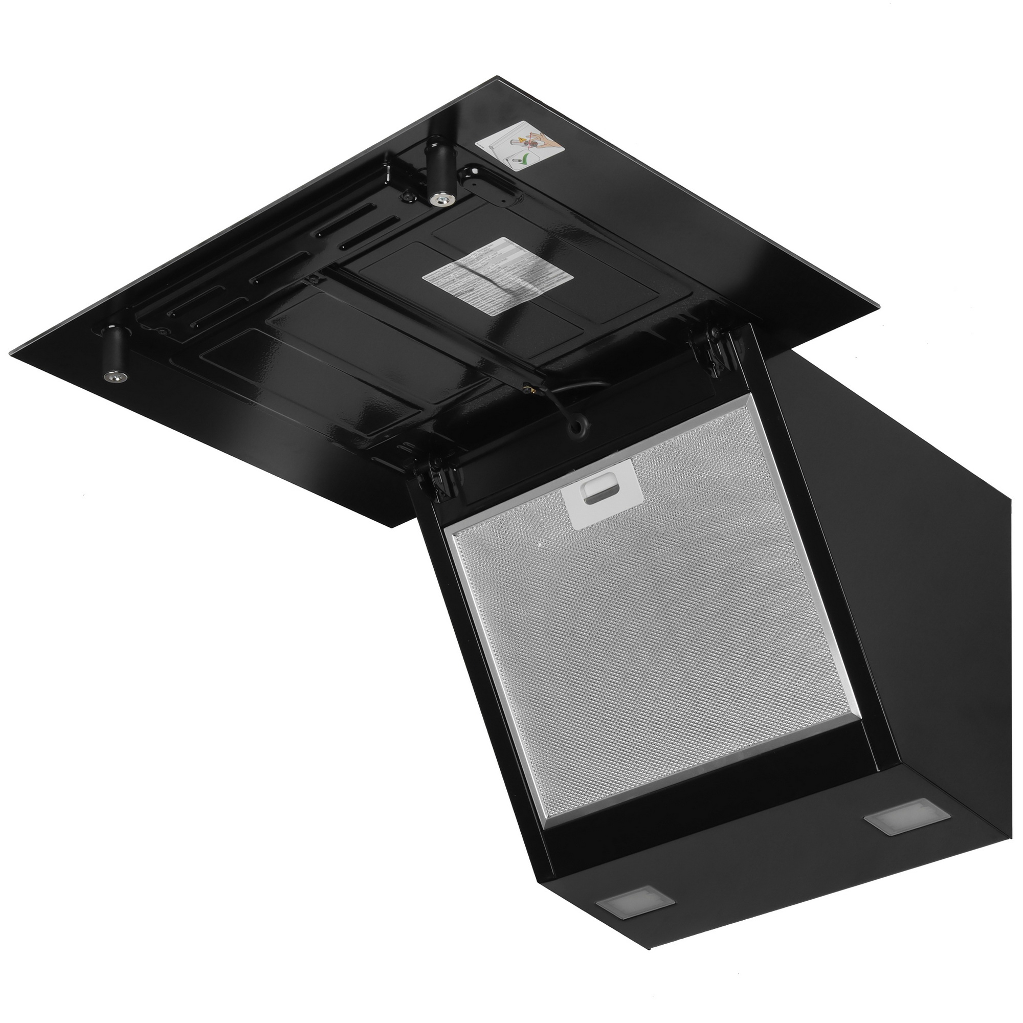 9106744 Вытяжка наклонная Indesit INHV 6FLM BL черный STDN-0134420 - Вид №2