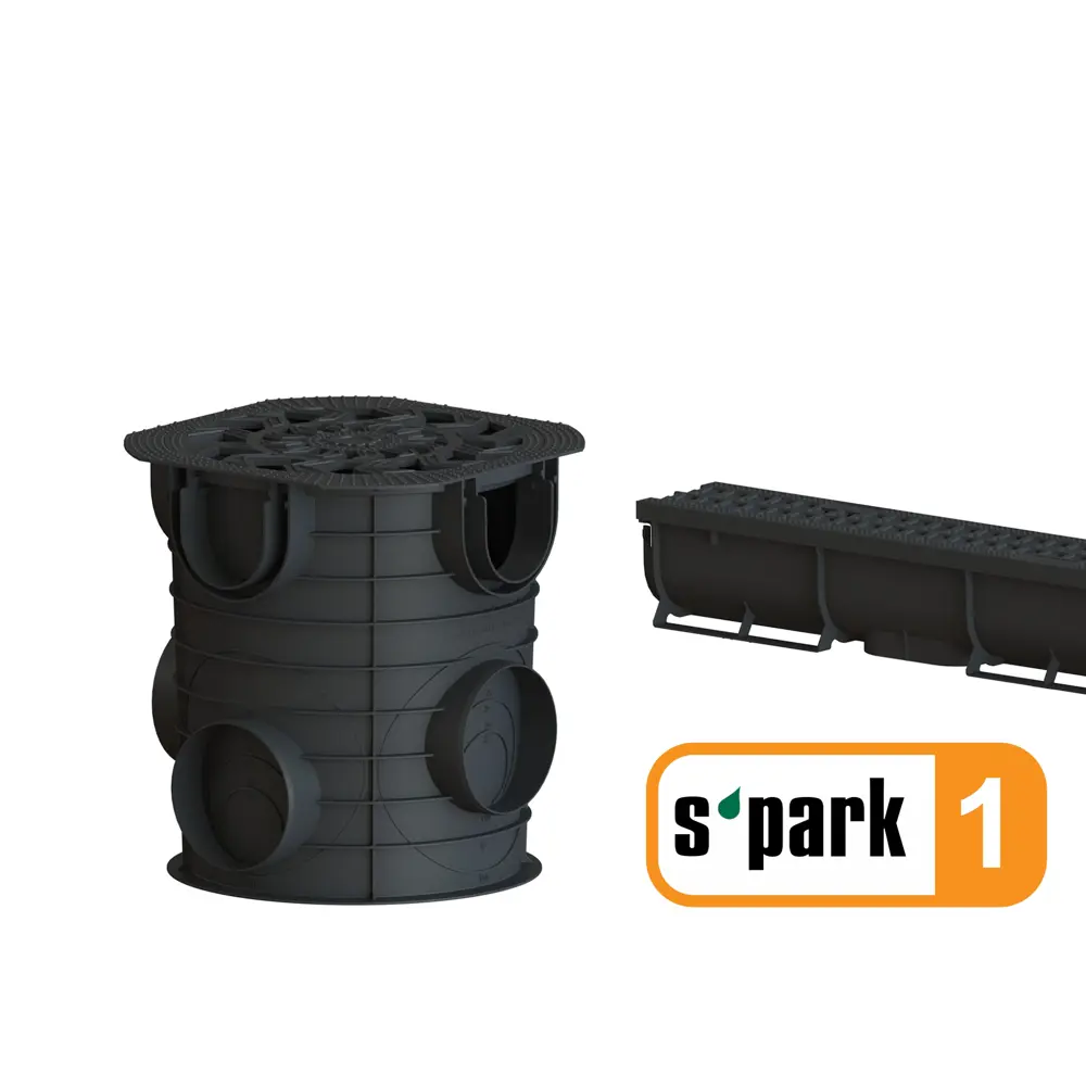Дождесборник Standartpark Spark круглый с решеткой D283 мм 84347394 STLM-2043144  - Вид №6