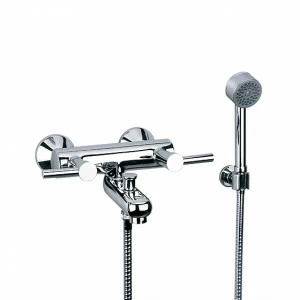 Смеситель для ванны с душевым гарнитуром ½“, настенный монтаж JOERGER Charleston Royal