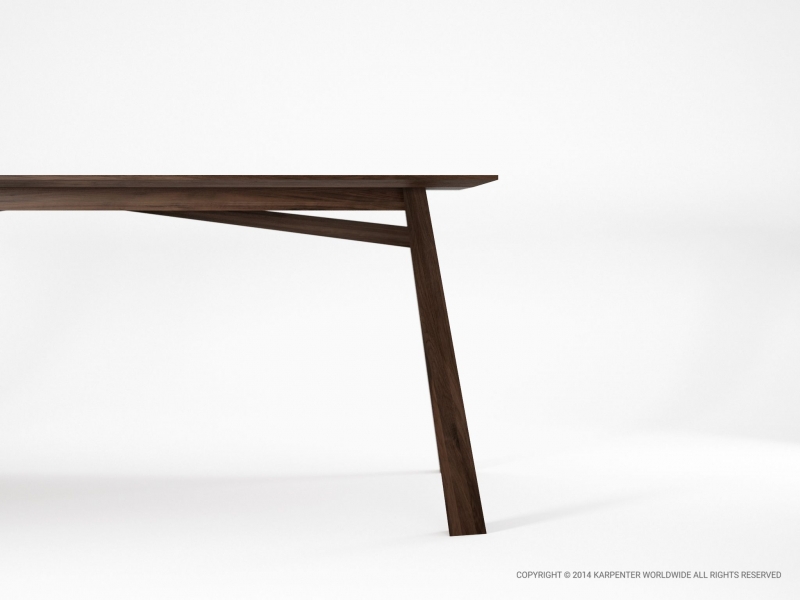 40_127 Стол обеденный прямоугольный 200 Karpenter Carpenter - Вид №3