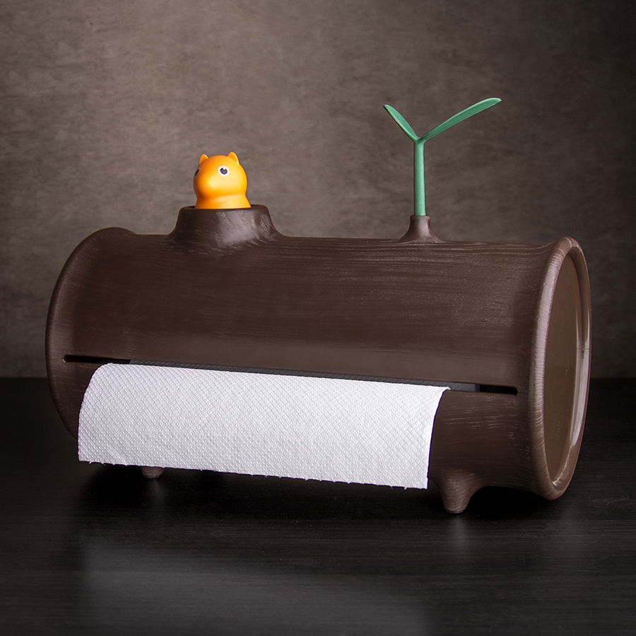 QL10074 Держатель для бумажных полотенец log&roll Qualy  - Вид №7