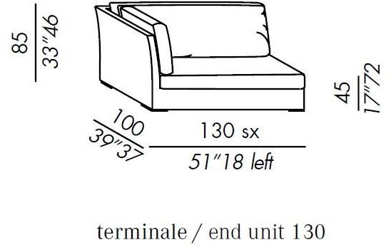 Meridiani Модульный диван со съемным чехлом из ткани Queen sun-id-1513580 - Вид №4